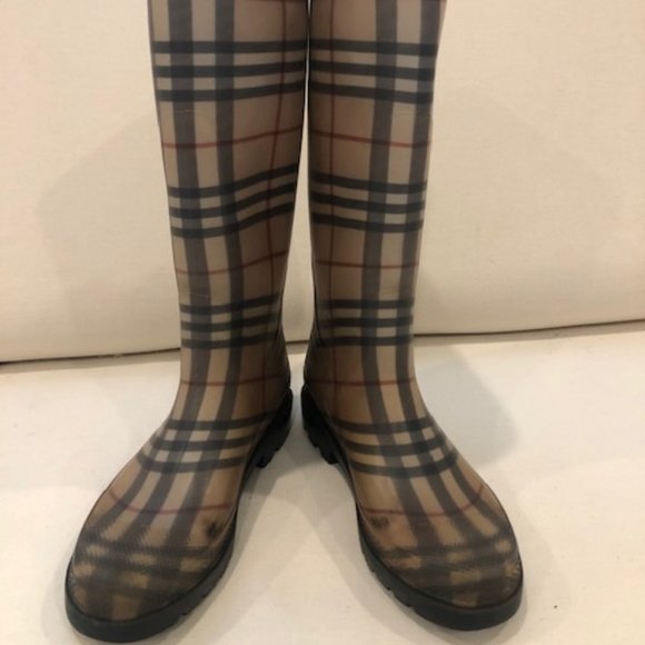 Burberry Rain Boots - Picture 1 of 6